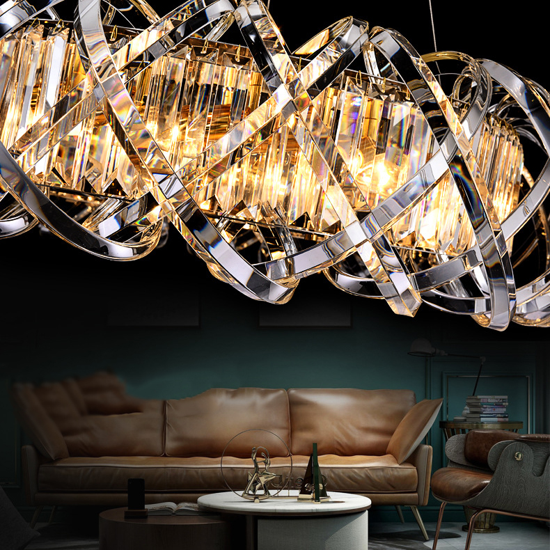 Подвесная люстра KARLENA D80 Grey by ImperiumLoft