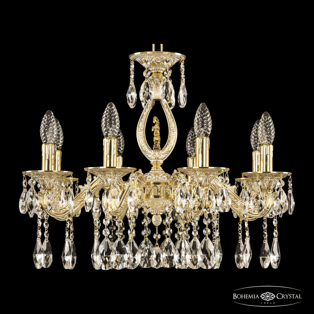 Люстра бронзовая с хрусталём 71402/8/175 A GW FH1S