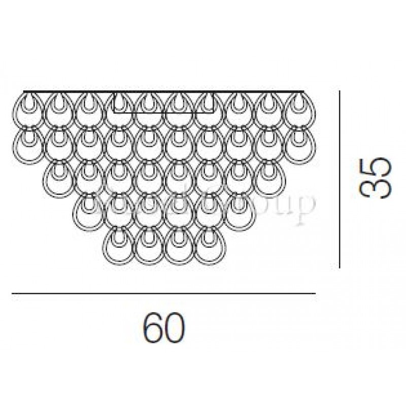 Потолочный светильник Vistosi MINIGIOGALI PL 60