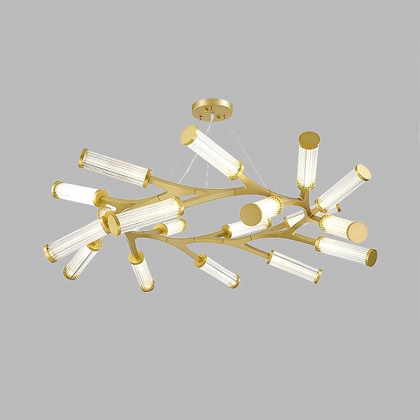 Подвесная люстра RAMOSE RING 18 Золото by ImperiumLoft