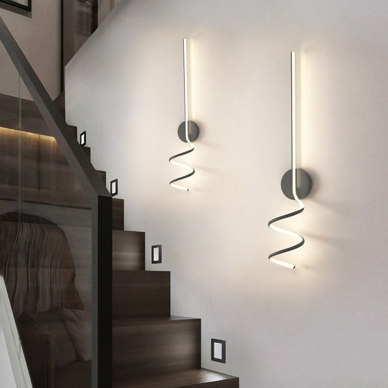 Настенный светильник DAMARIS WALL H70 Black Трехцветный свет by ImperiumLoft