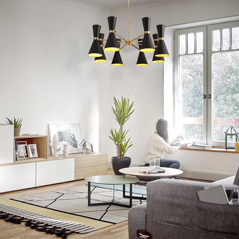 Подвесная люстра BARBELL-X 8 Белый by ImperiumLoft