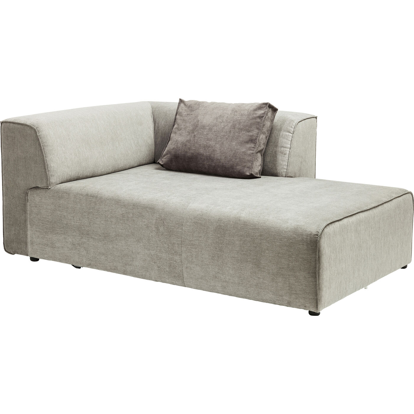 Оттоманка правостороняя Infinity Elements Grey Right KARE 82033