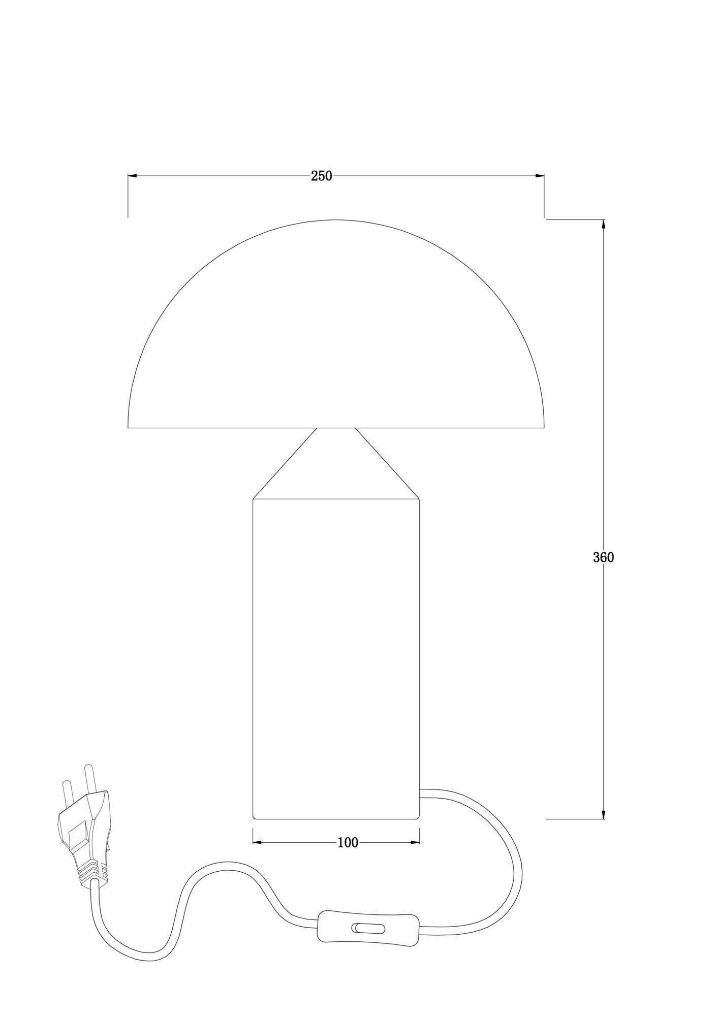 Настольный светильник Freya FR5218TL-01BS