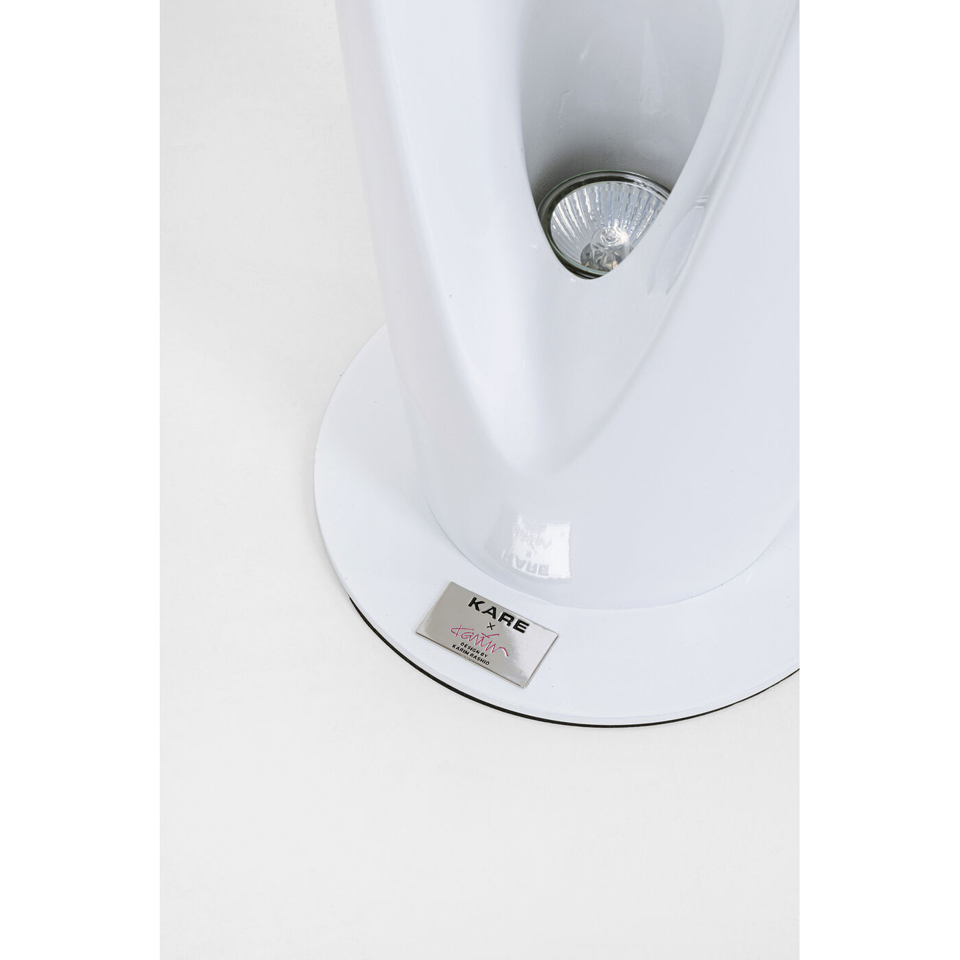 Светильник напольный  KARE x Karim Rashid Flow Flame White 132cm KARE 57747