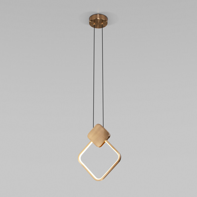 Подвесной светильник Eurosvet 50216/1 LED бронза