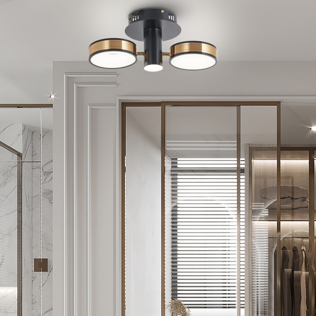 Светильник светодиодный 271040/2R BK/GD Arte Milano