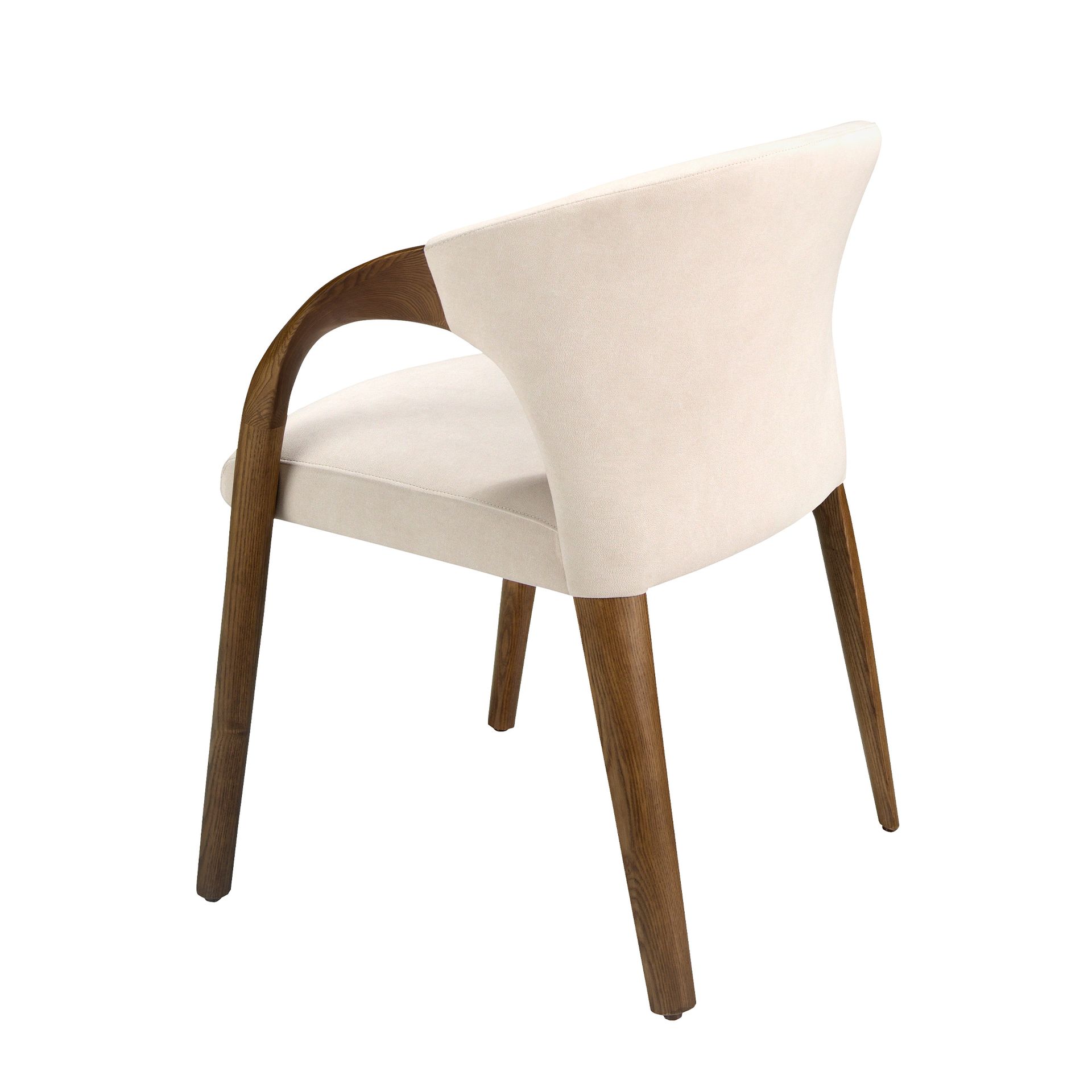 Стул 5151/ACH-19075 из кремового бархата Angel Cerda