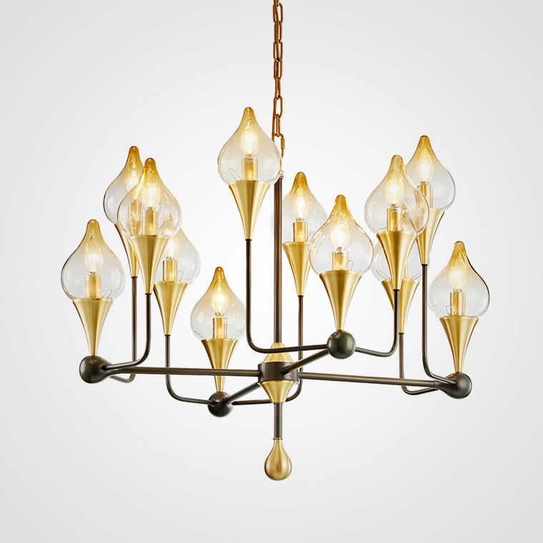 Люстра на штанге FLAME D85 by ImperiumLoft