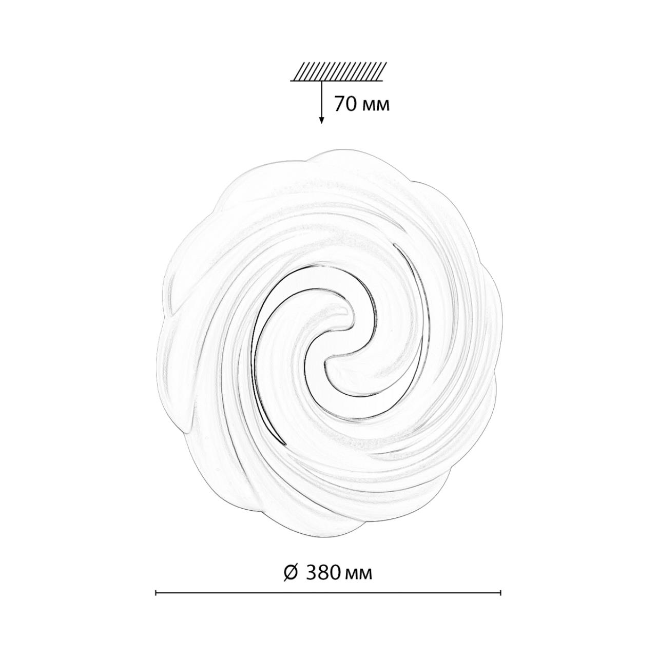 Настенно-потолочный светильник Sonex 7675/DL