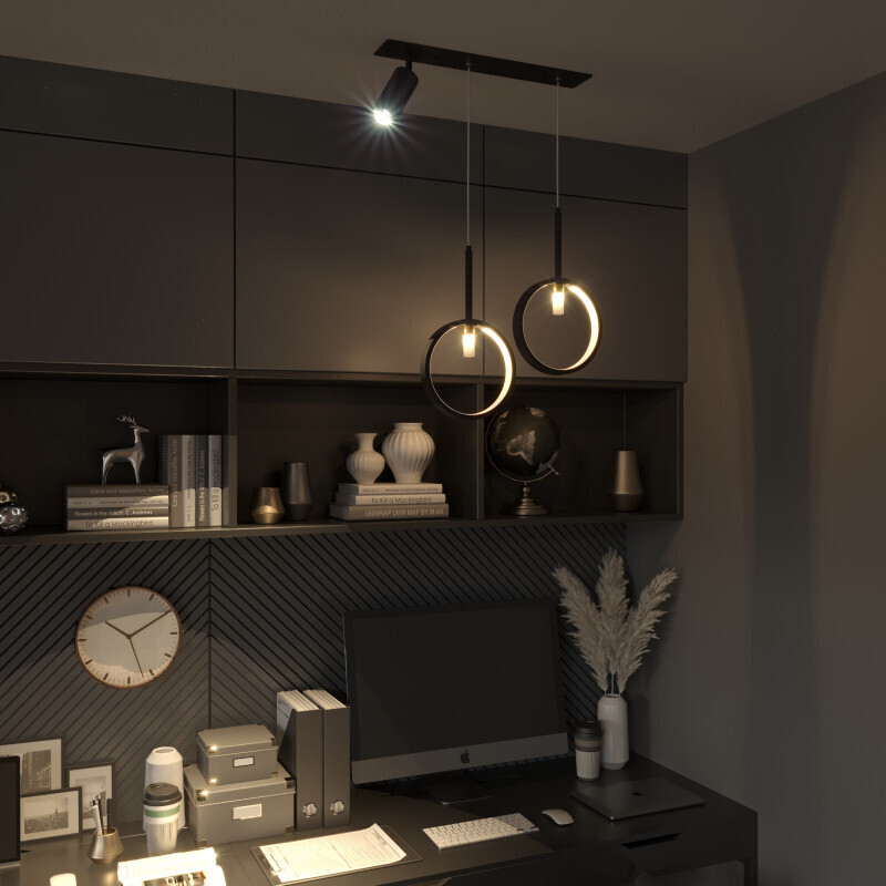 Подвесной светильник Eurosvet 90249/3 черный