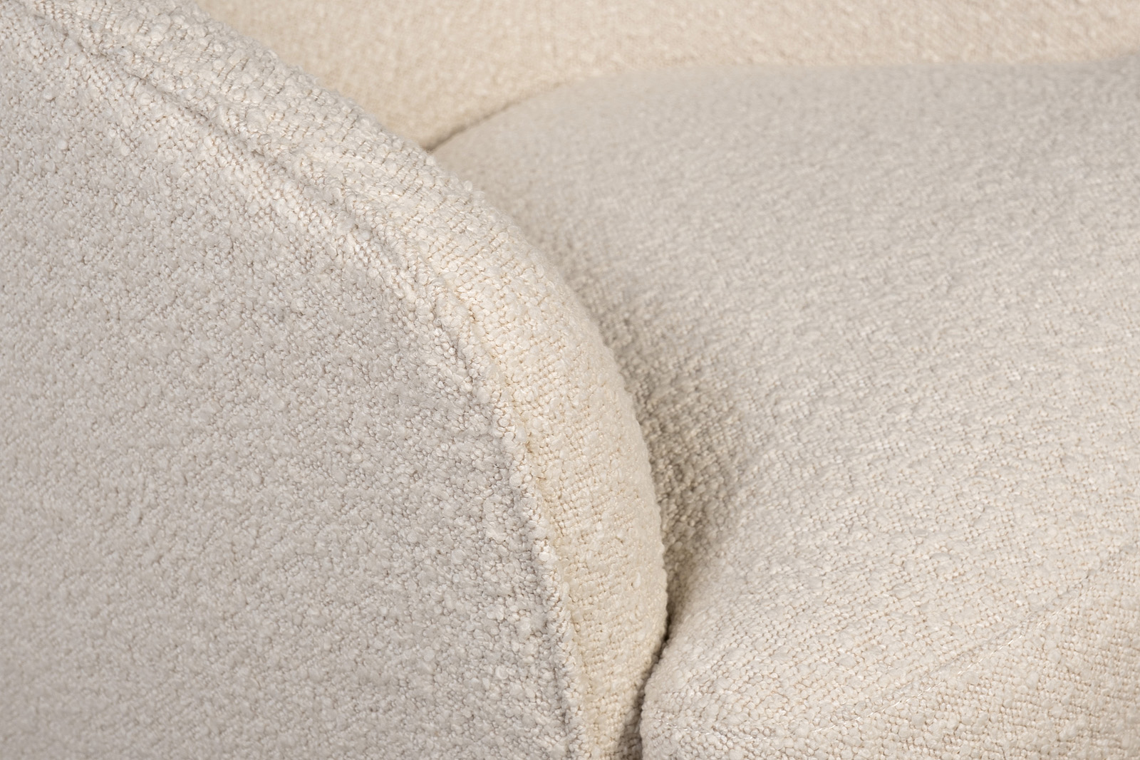 Кресло поворотное букле бежевое Garda Decor 58DB-56304