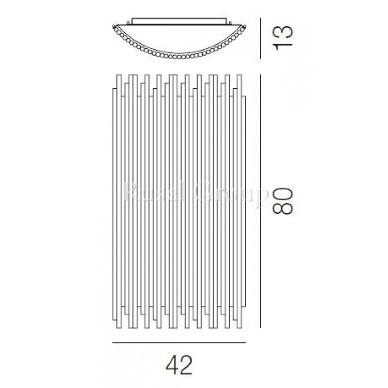 Потолочный светильник Vistosi DIADEMA PL 80