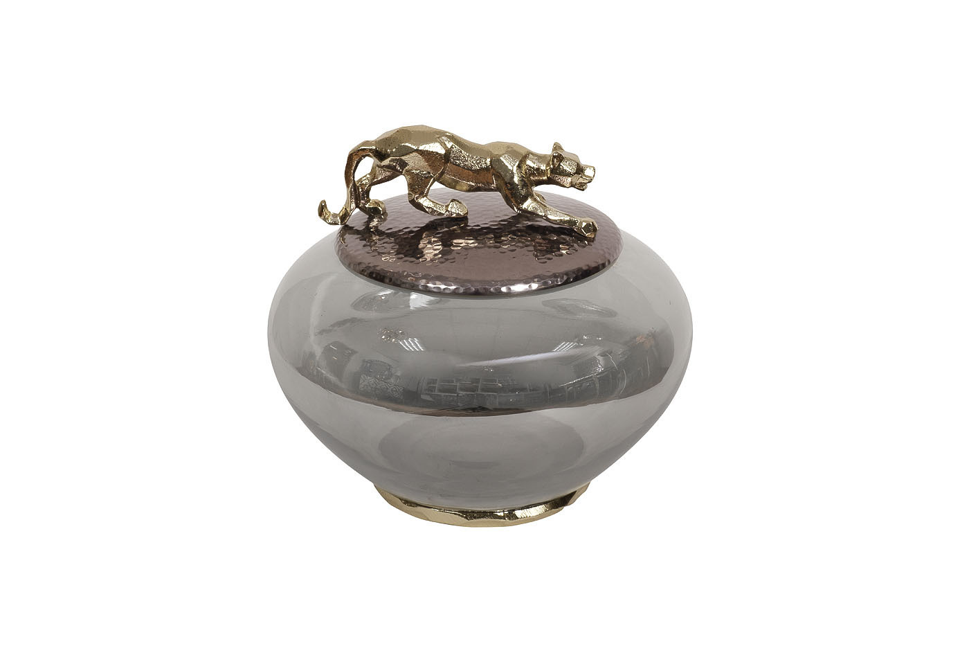 Ваза декоративная с крышкой "Ягуар" Garda Decor 69-120164