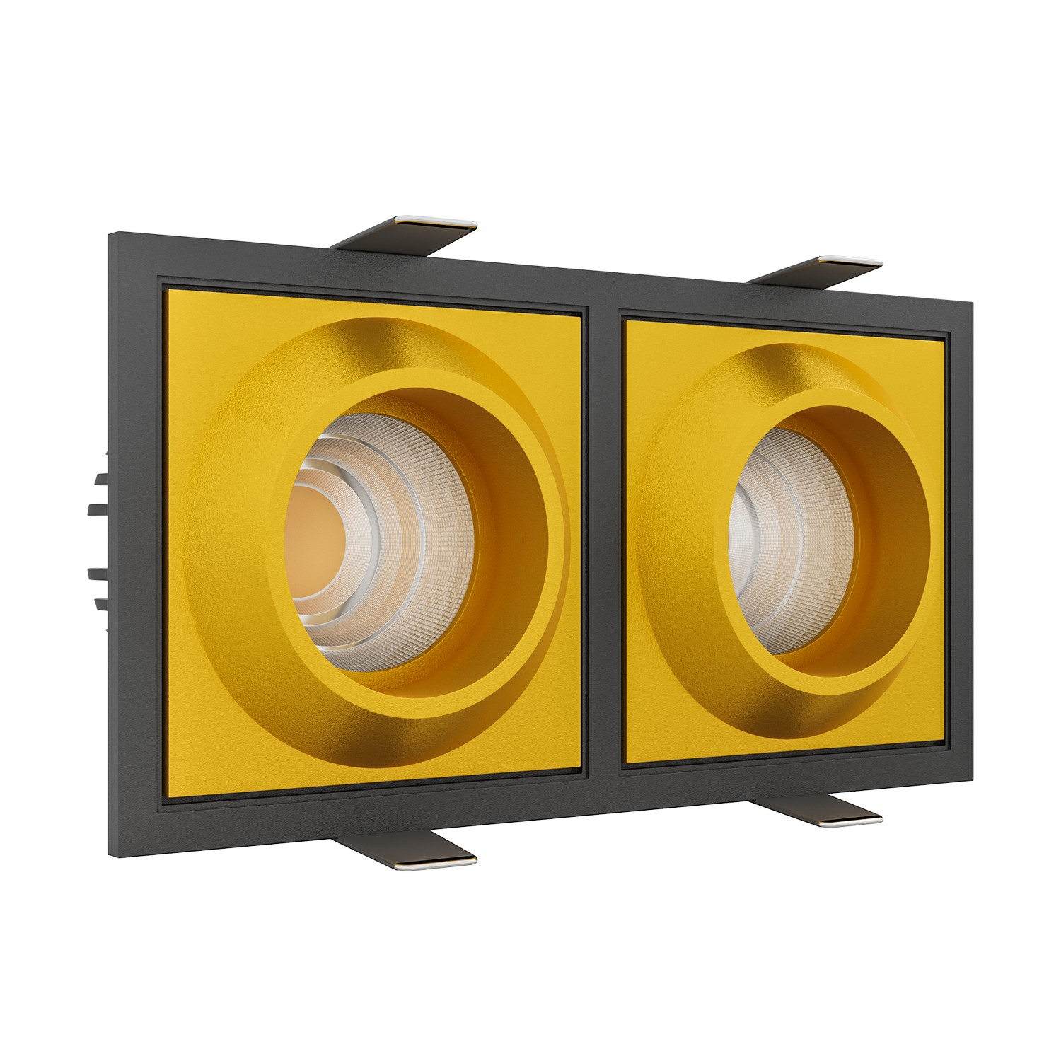Встраиваемый светодиодный светильник Ledron GIZA SQ2 Black-Gold