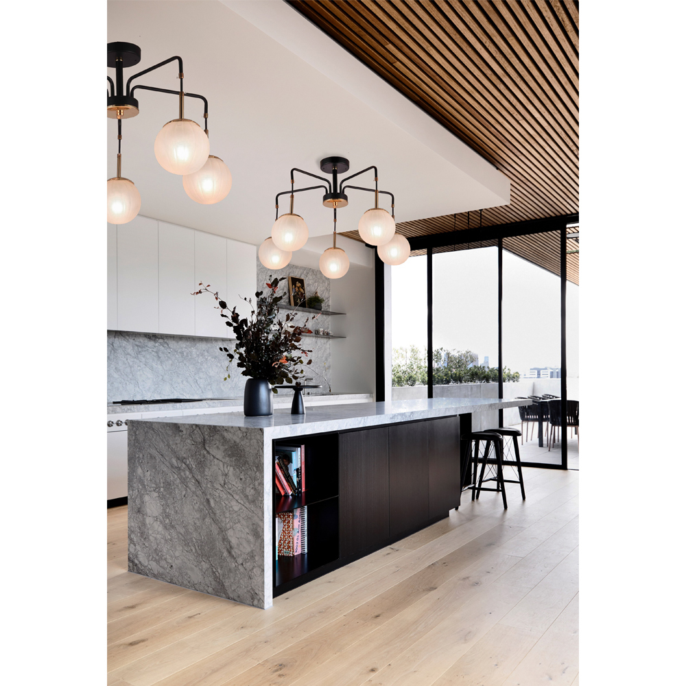 Люстра Milosh 0457CL-5BK