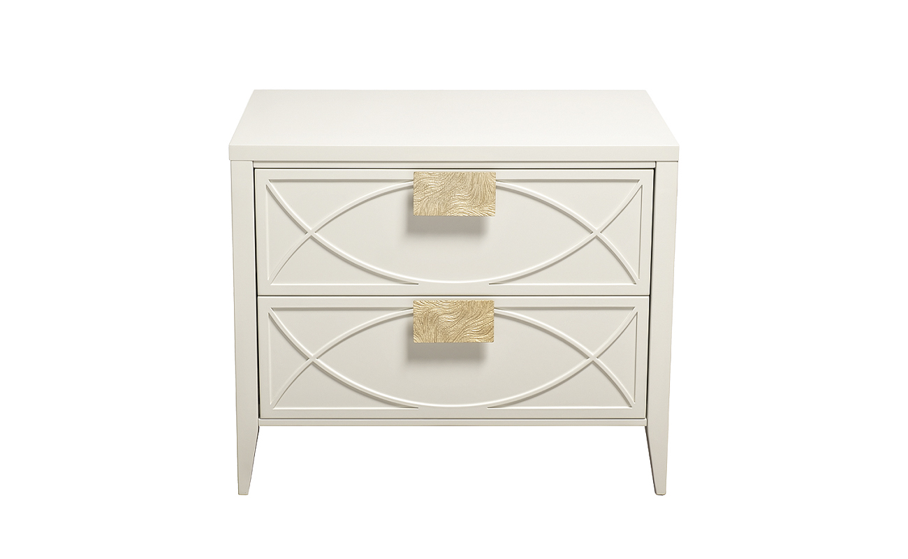 Тумбочка прикроватная бежевая Garda Decor 151SV-00007