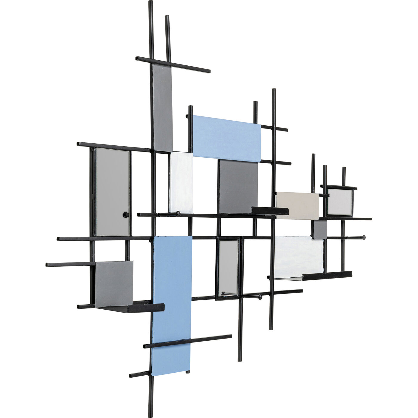 Вешалка настенная Wireframe Tetragon 80 см KARE 85562
