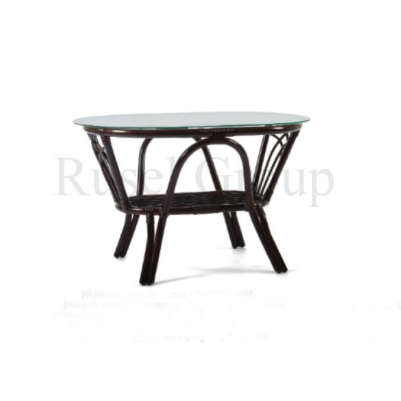 Журнальный столик Roma со стеклом Rattandesign