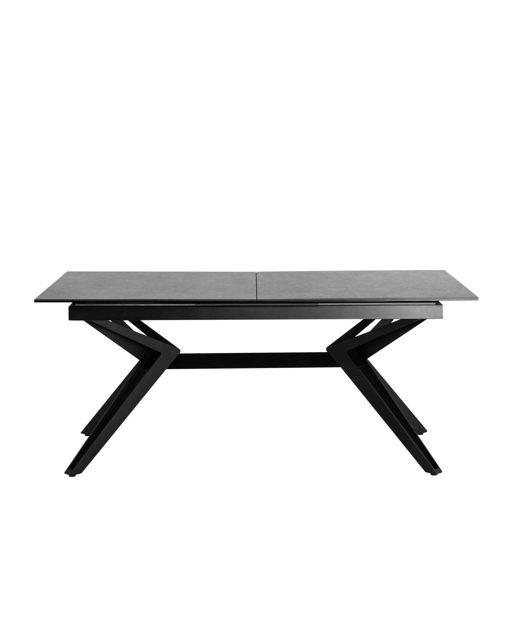 Стол обеденный Олимпия раскладной 180-230*90 керамика темная Stool Group
