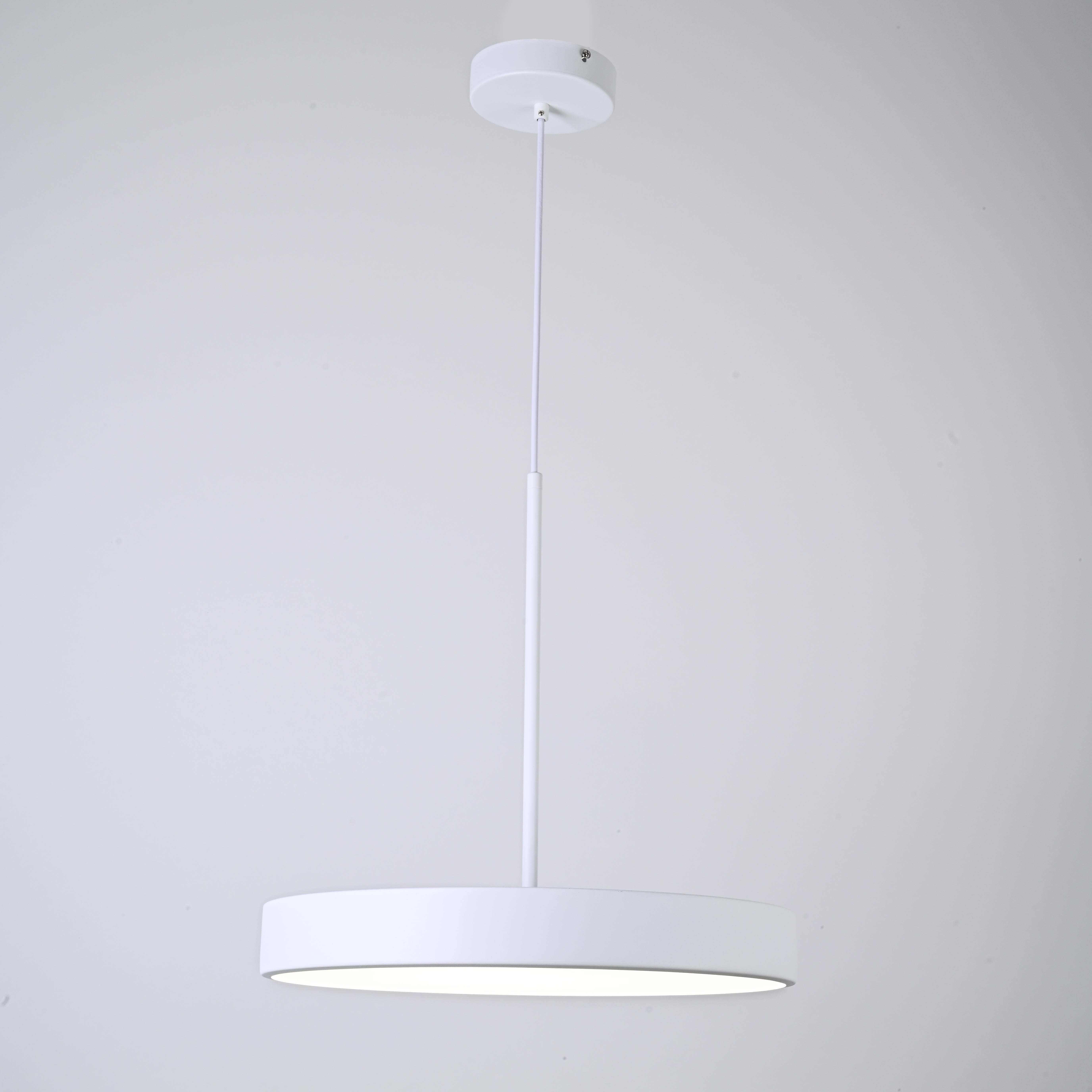 Подвесной светильник TURNA ONE D40 White by ImperiumLoft