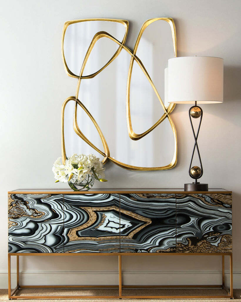 Зеркало в золотой раме Луар Louvre Home LH611G