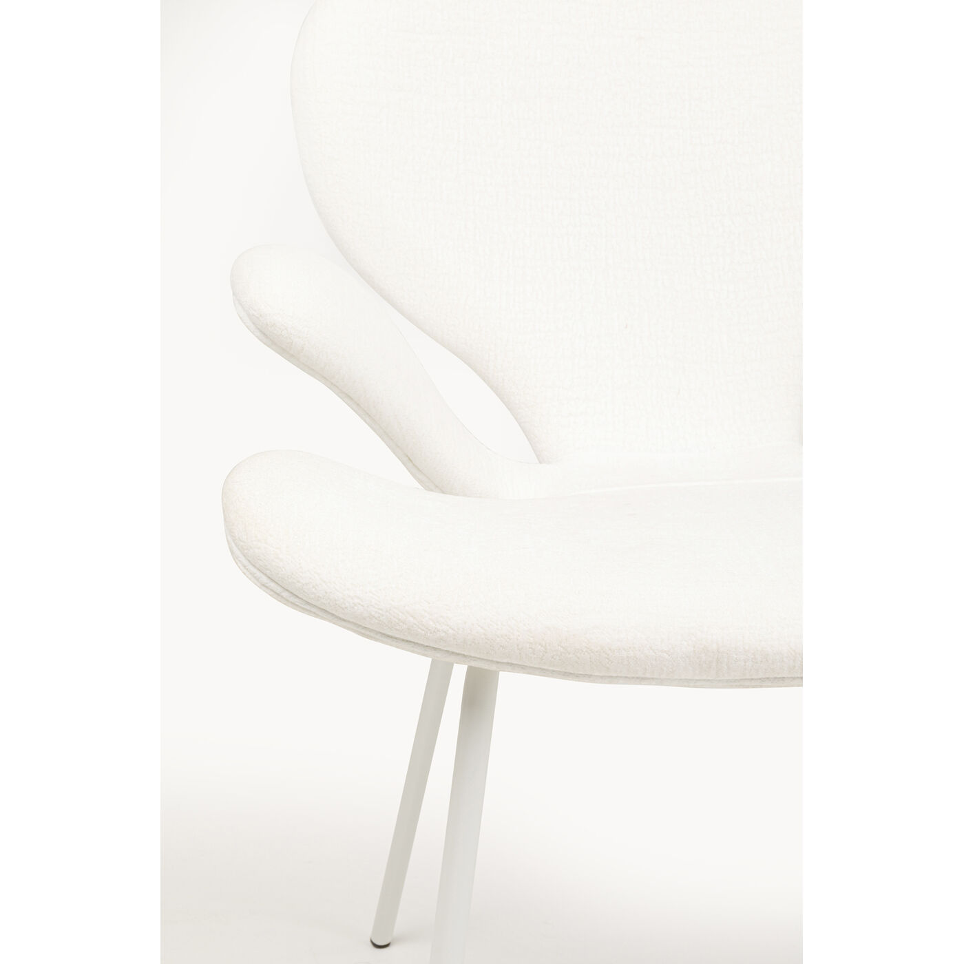 Стул с подлокотниками  KARE x Karim Rashid Soft Petal White Mono KARE 71243
