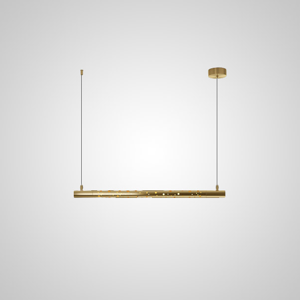 Подвесной светильник ALEKSA L80 Brass by ImperiumLoft