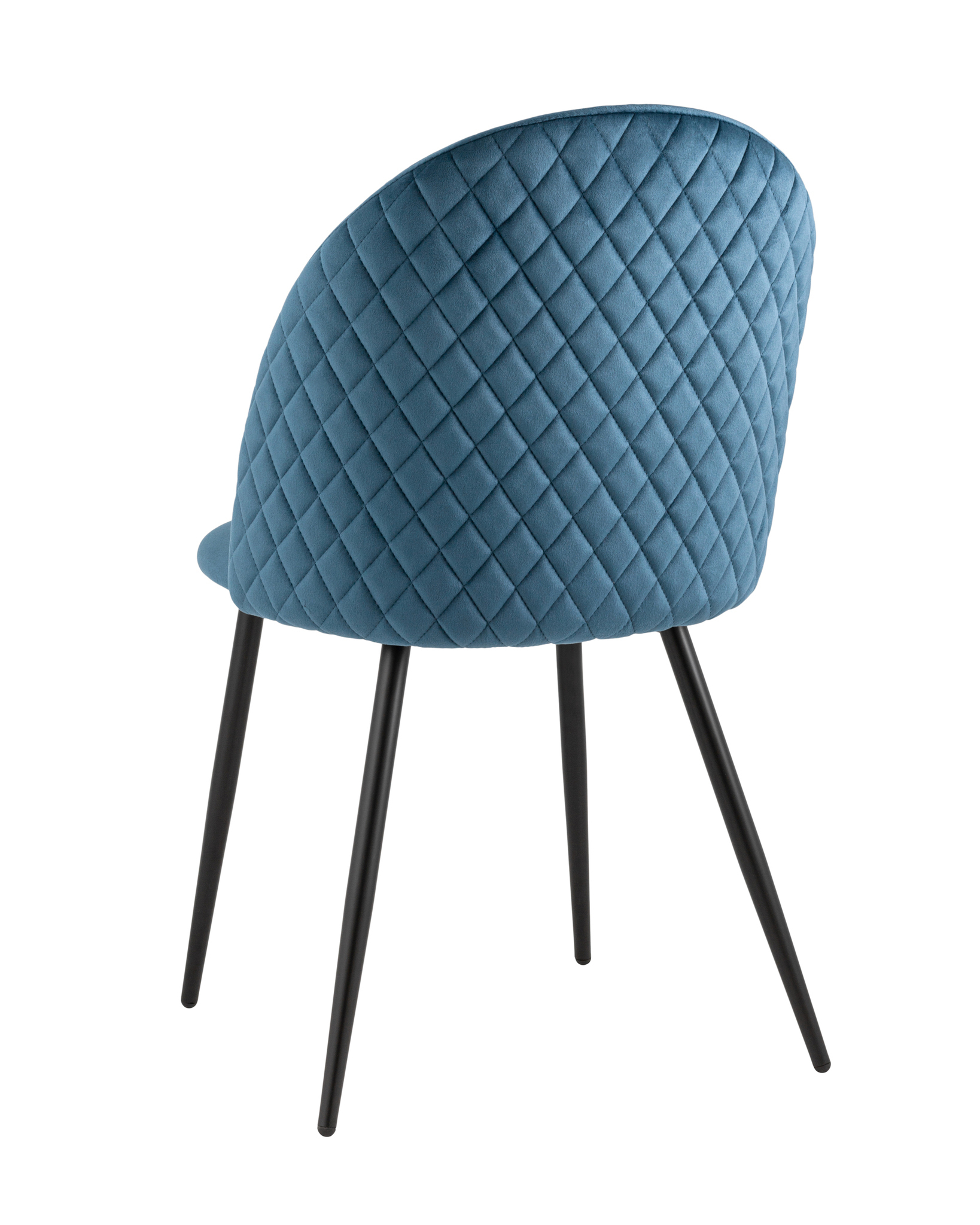 Стул Lilly велюр сине-зеленый Stool Group