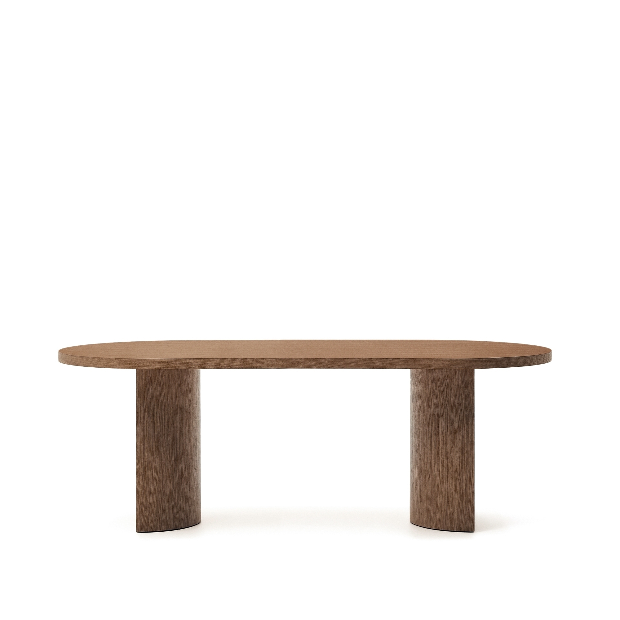 Стол Nealy с ореховым шпоном в темной отделке, 200 x 100 см La Forma (ex Julia Grup)