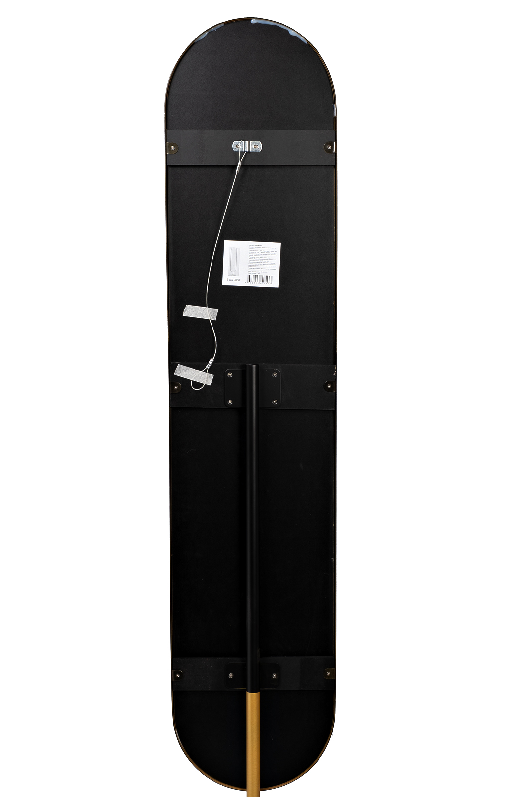 Зеркало напольное овальное в золотой раме Garda Decor 19-OA-9888