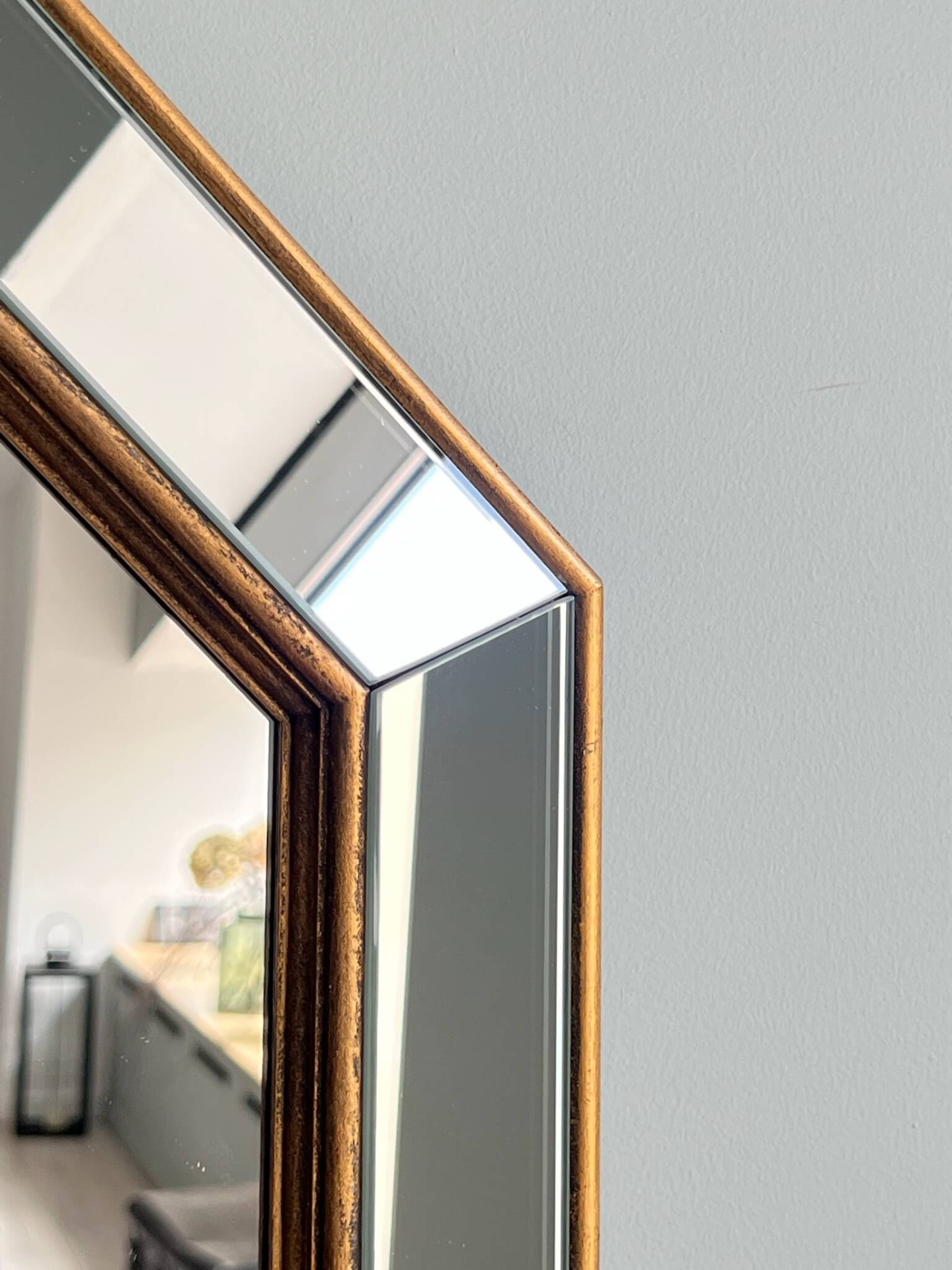 Зеркало BountyHome Ottagono oro mv913-gold