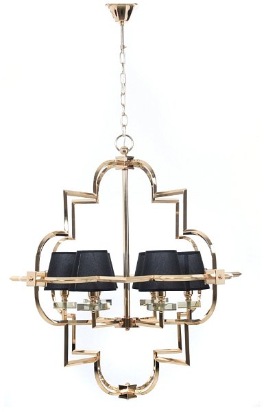 Подвесная люстра Lumina Deco LDP 8020-6 GD+BK