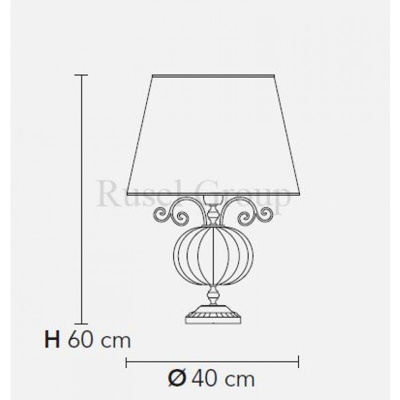 Настольная лампа Masiero ANTIKA TL1 G (Emme Pi Light 6030)