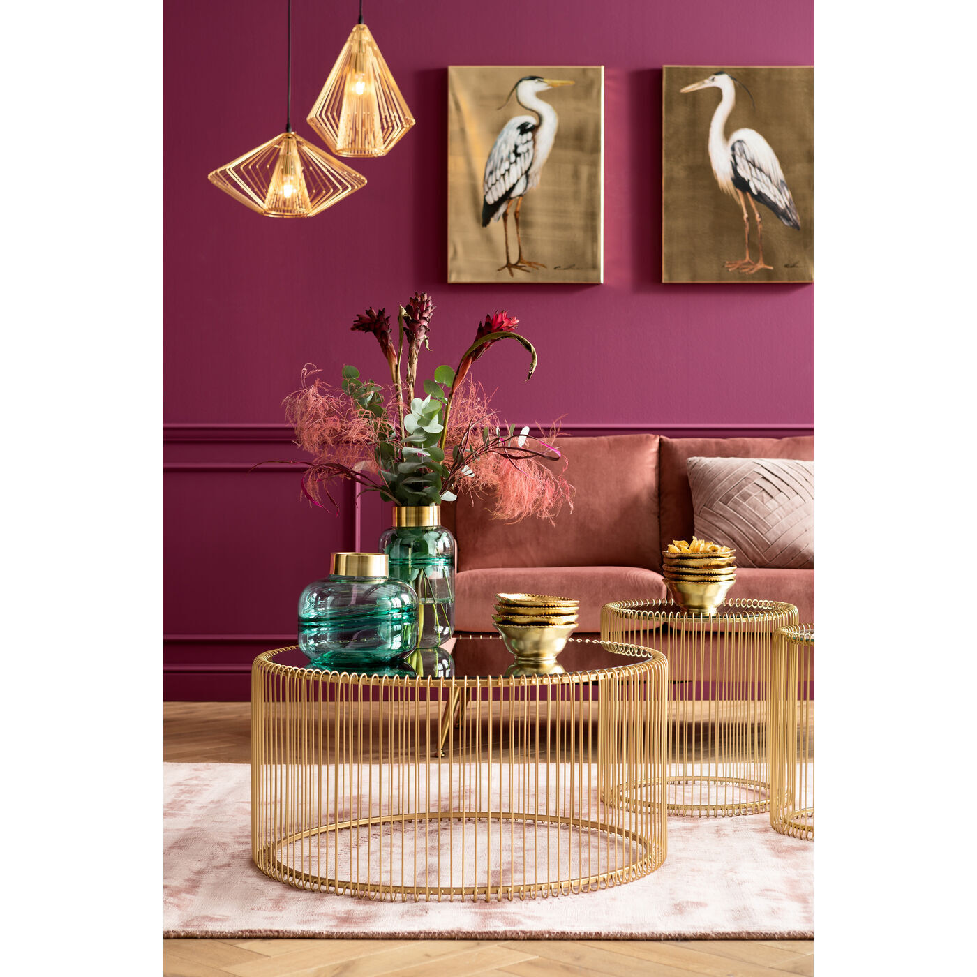 Столик кофейный KARE Wire 84516