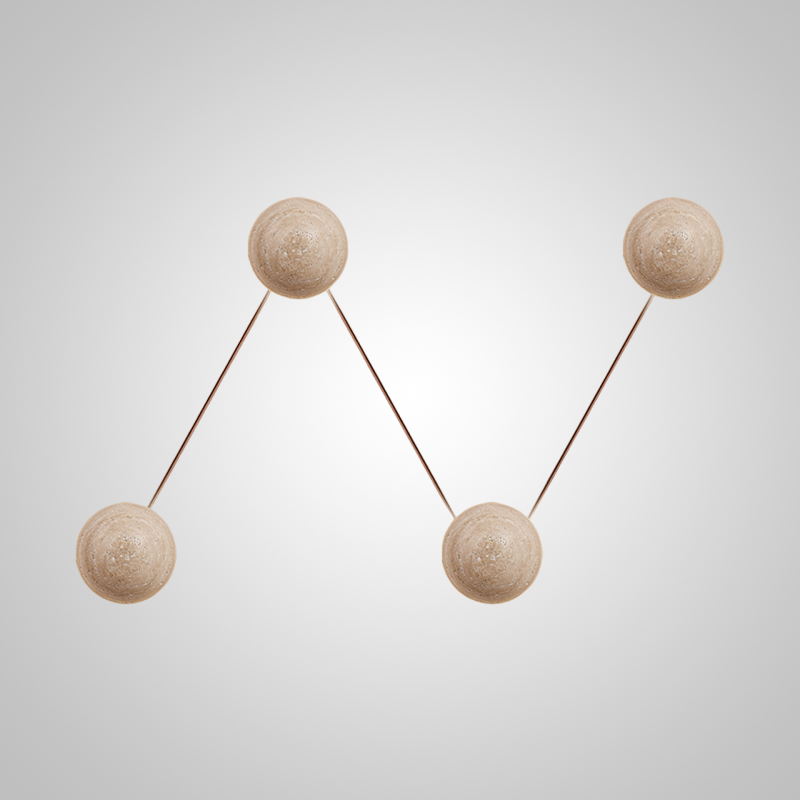 Настенный светильник POVL WALL L4 by ImperiumLoft