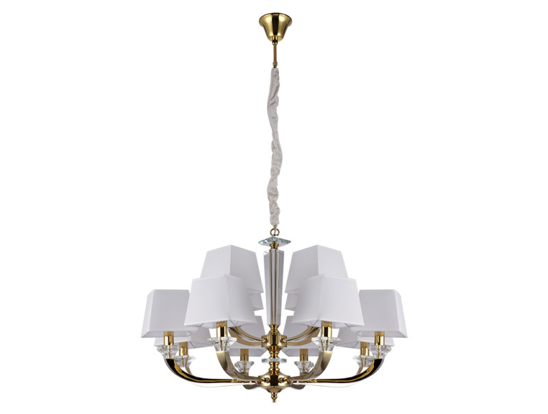 Подвесная люстра Newport 11408+4/C gold