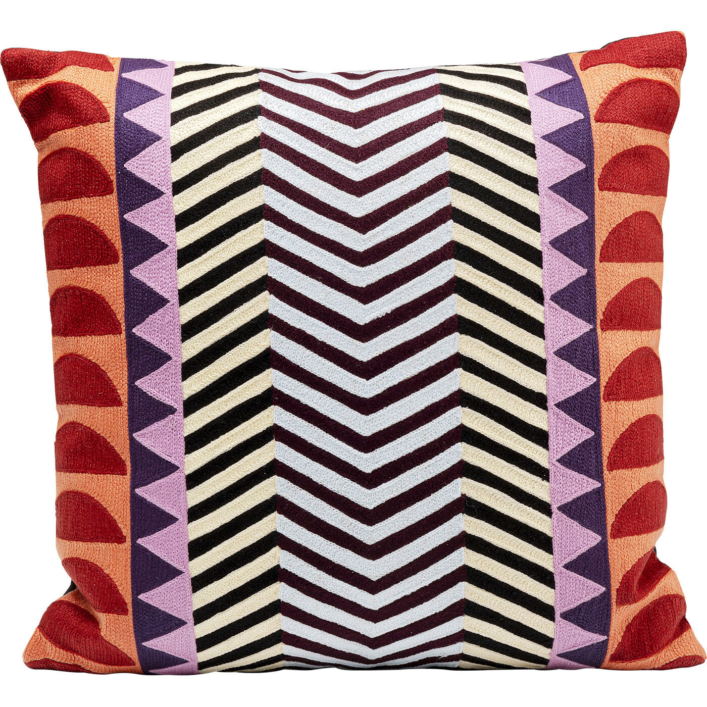 Подушка Colour Block Zig Zag 45x45cm KARE 57270