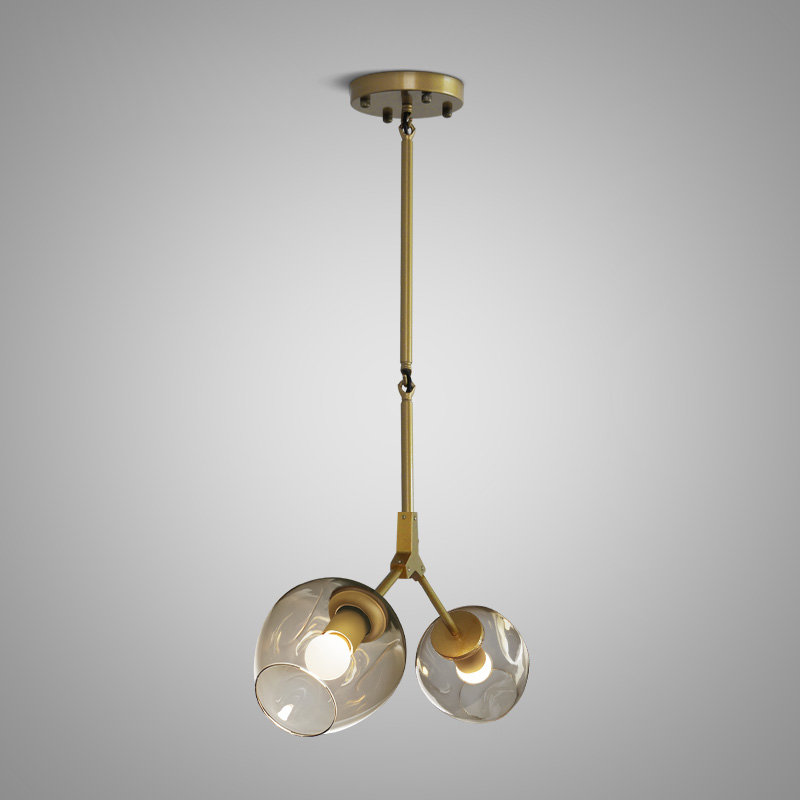 Люстра Branching Bubble Chandelier 2 Amber by ImperiumLoft