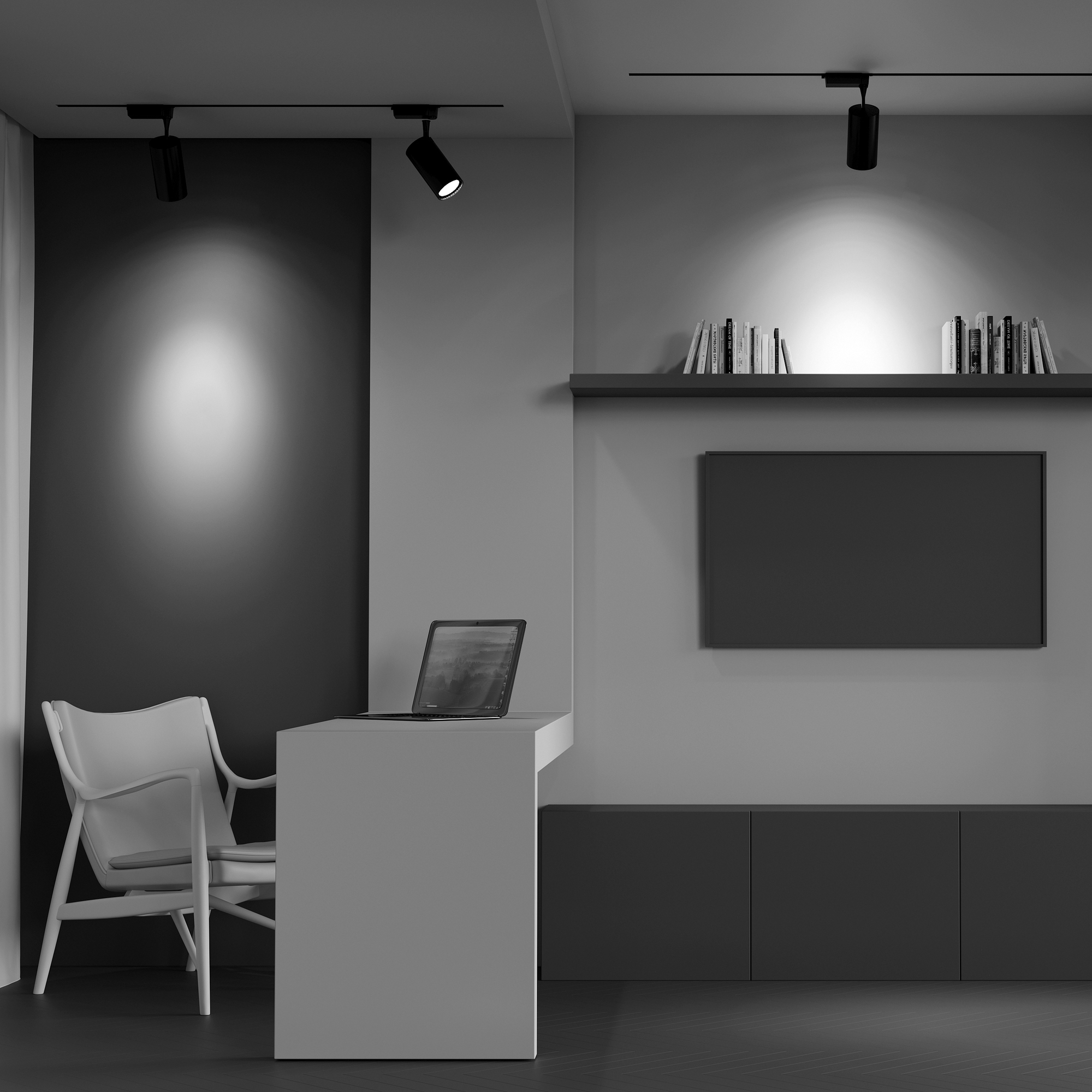 Трековый светильник Maytoni TR003-1-36W3K-M-B