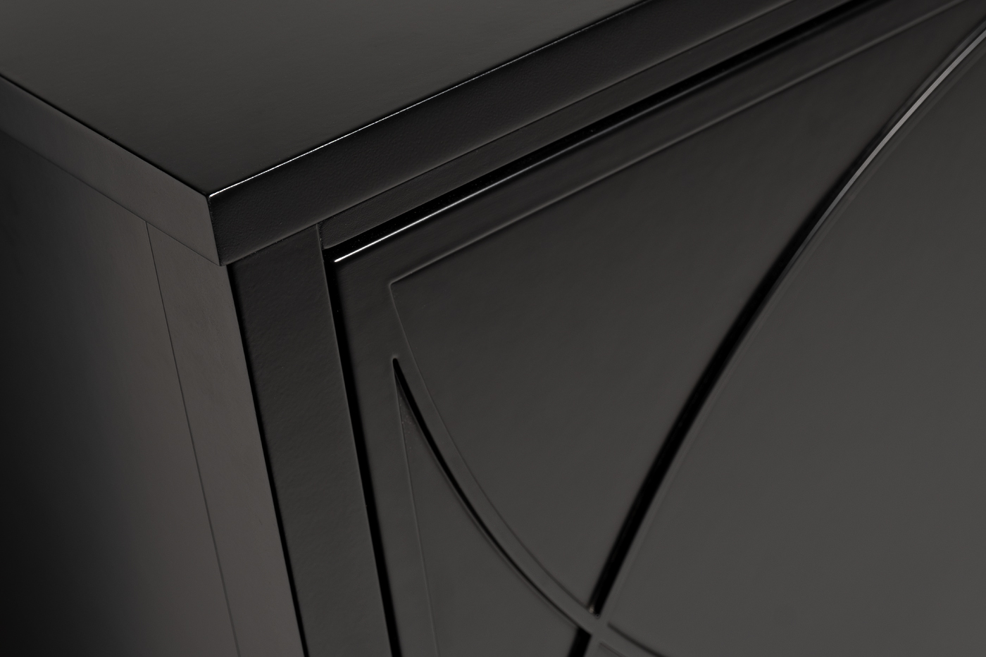 Комод черный с ящиками Garda Decor 151SV-00001 Комод черный с ящиками Garda Decor 151SV-00001