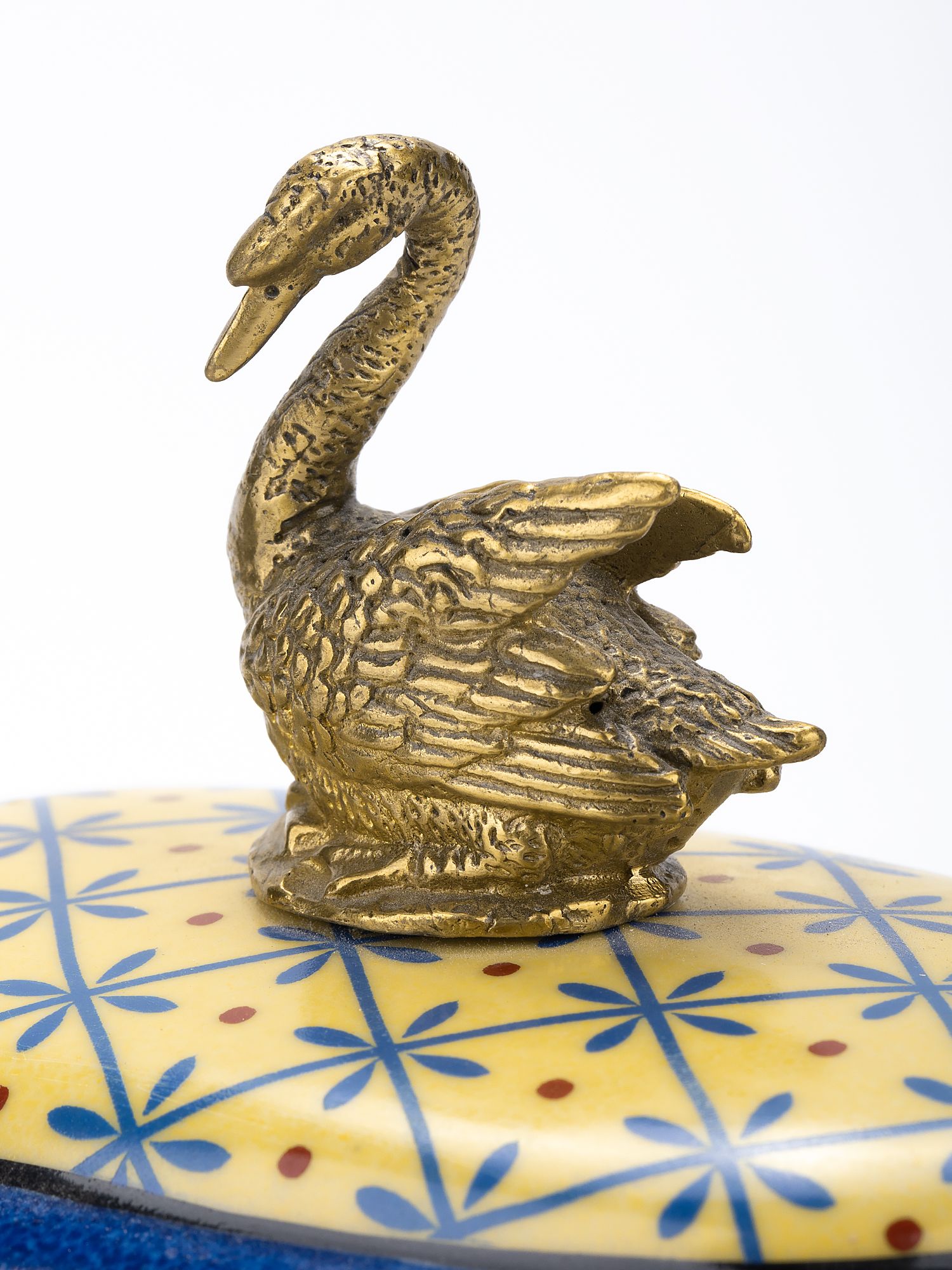 Шкатулка с лебедем Glasar B788/1/HY2204