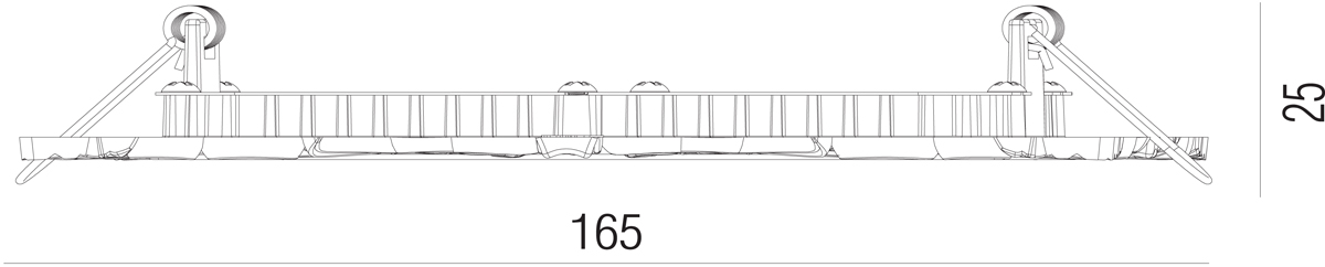 Светодиодная панель Donolux DL18153/3000-Light bronze SQ
