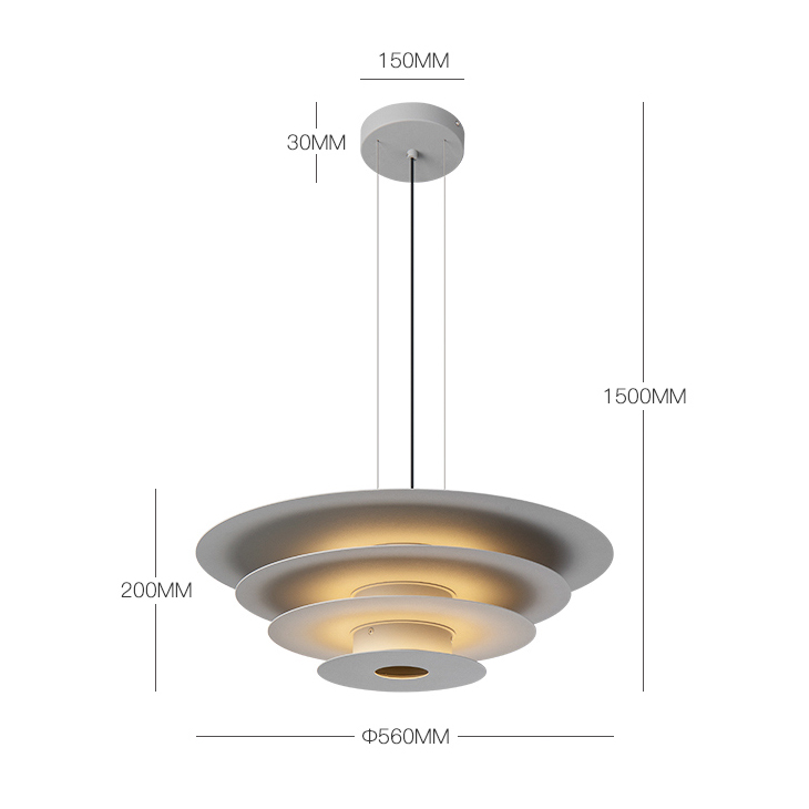 Подвесной светильник  JELICA Grey by ImperiumLoft