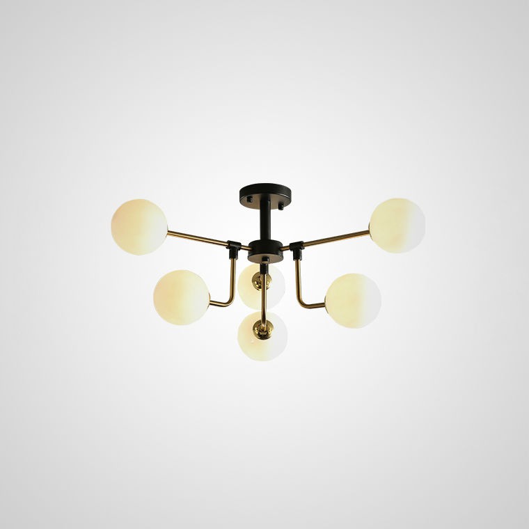 Подвесная люстра AGIRA D77 White by ImperiumLoft