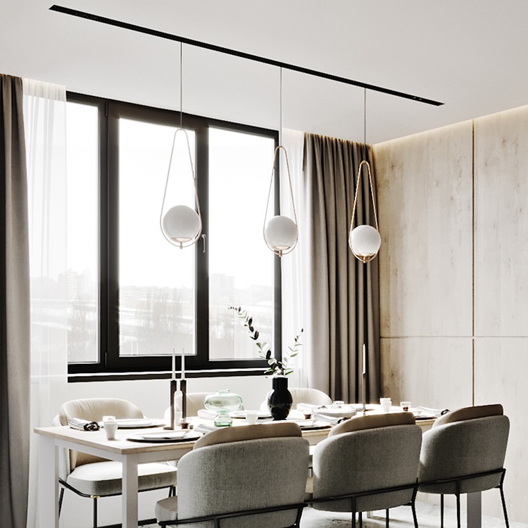 Подвесной Светильник Hoop Drop Black By Imperiumloft