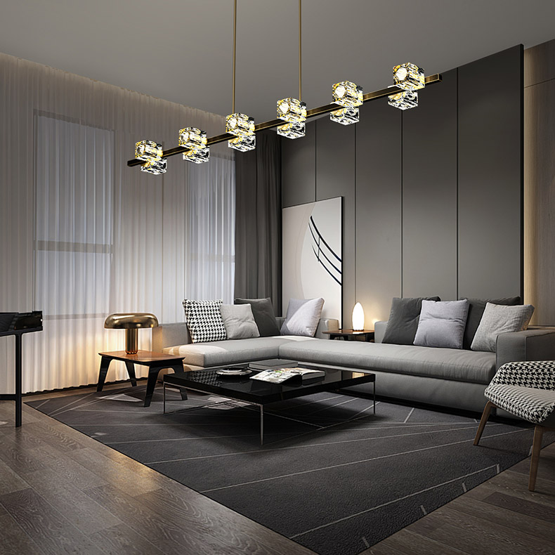 Потолочный светильник MICHAL LONG L8 Brass by ImperiumLoft