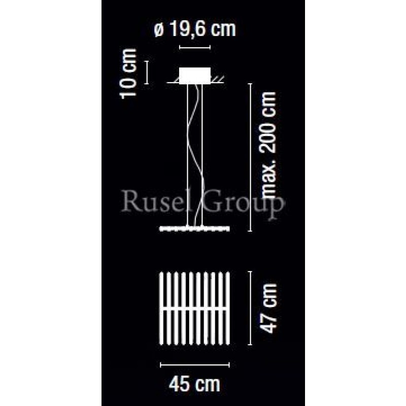 Подвесной светильник Vibia Rhythm 2110