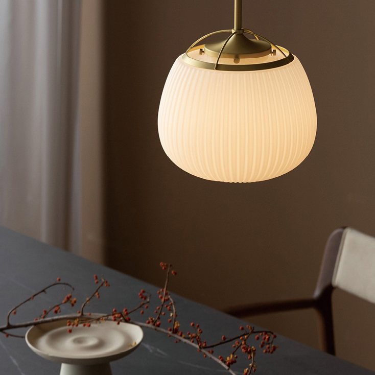 Подвесной светильник TOFFE Brass Milk by ImperiumLoft
