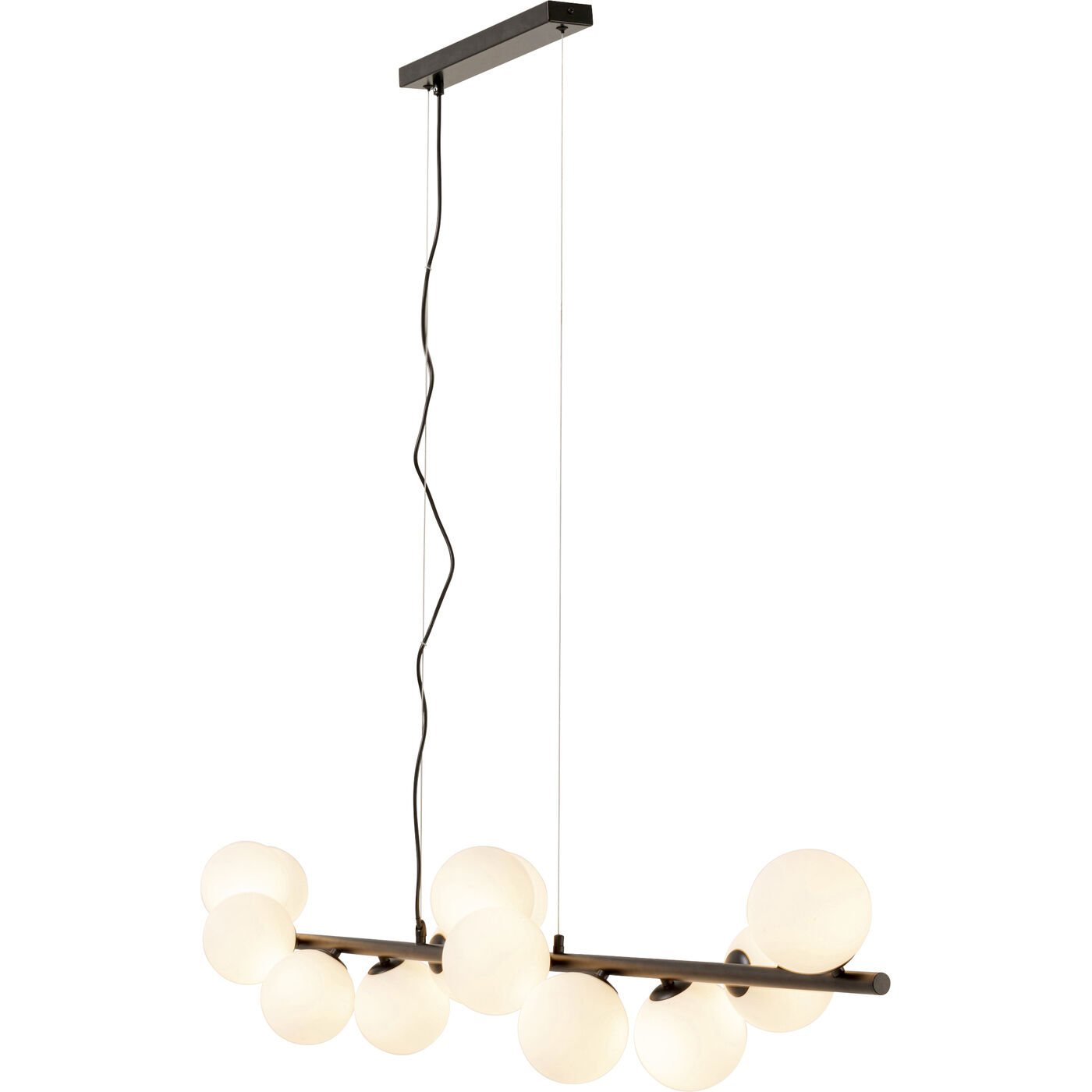Светильник подвесной Scala Balls Black 150cm KARE 56903